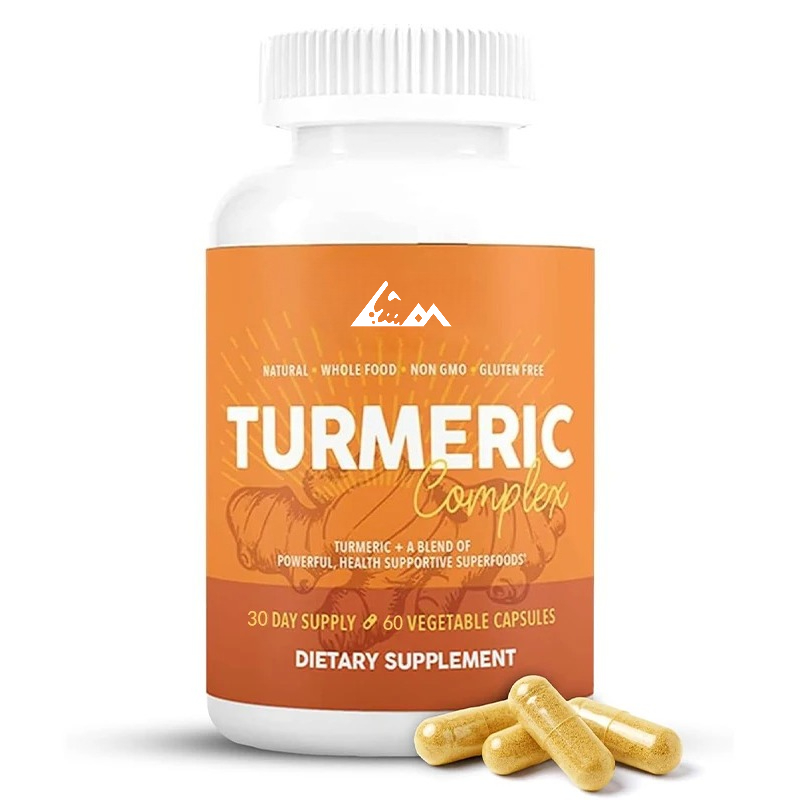 Turmeric Curcumin Capsule - Pepe nero biologico, curcuma, curcumina –