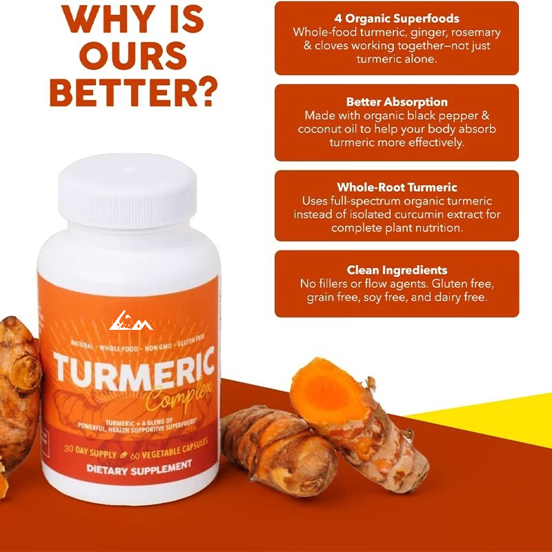 Pepe nero biologico, curcuma,  - Turmeric Curcumin Capsule recensione e prezzo